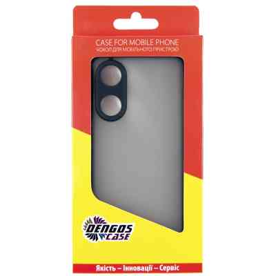 Чохол до мобільного телефона Dengos Matte OPPO Reno 8T (black) (DG-TPU-MATT-124) Вінниця