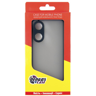 Чохол до мобільного телефона Dengos Matte OPPO Reno 8T (black) (DG-TPU-MATT-124) Вінниця - фото 5