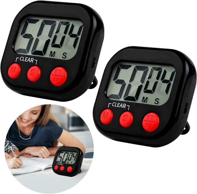 Таймер, секундомер для кухні, навчання, спорту, тренувань, йоги, медитації, фітнесу, бігу, ігор, салону краси Харків - фото 2