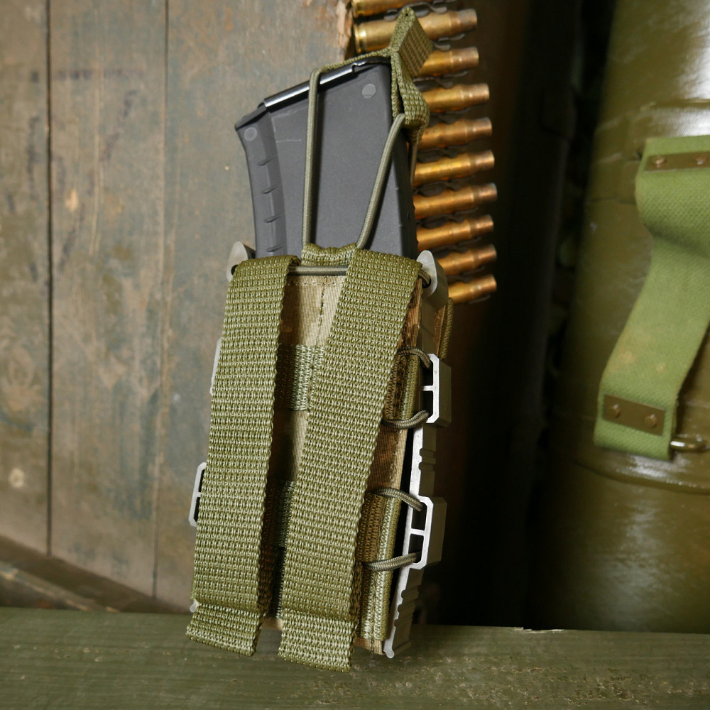 Підсумок под 1 магазин Kiborg М-1 (піксель) Відкритий одинарний підсумок для магазину, жорсткий підсумок Київ - фото 8