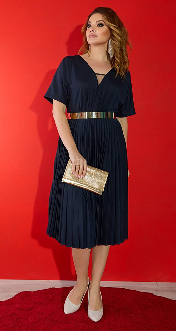 Синє ошатне плаття (48) Київ - фото 2