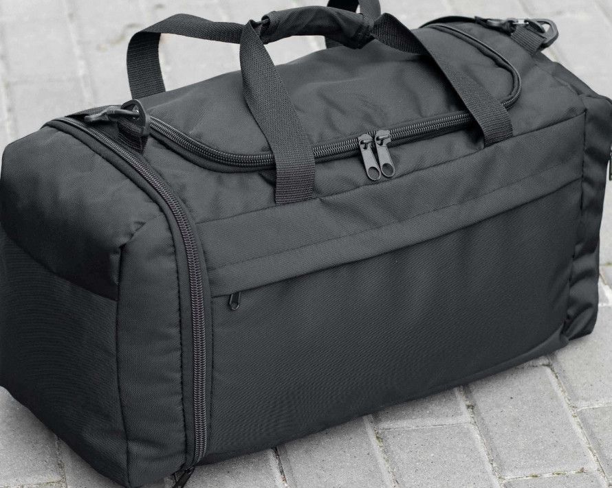 Дорожня спортивна сумка з відділом взуття на 53л TRIUMF Black. Киев - изображение 8