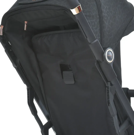 Коляска дитяча El Camino BEYA Black Leo прогулянкова з чохлом для ніжок у комплекті Чорна (ME 1127-G) Чернігів - фото 6