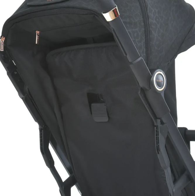 Коляска дитяча El Camino BEYA Black Leo прогулянкова з чохлом для ніжок у комплекті Чорна (ME 1127-G) Чернигов - изображение 6