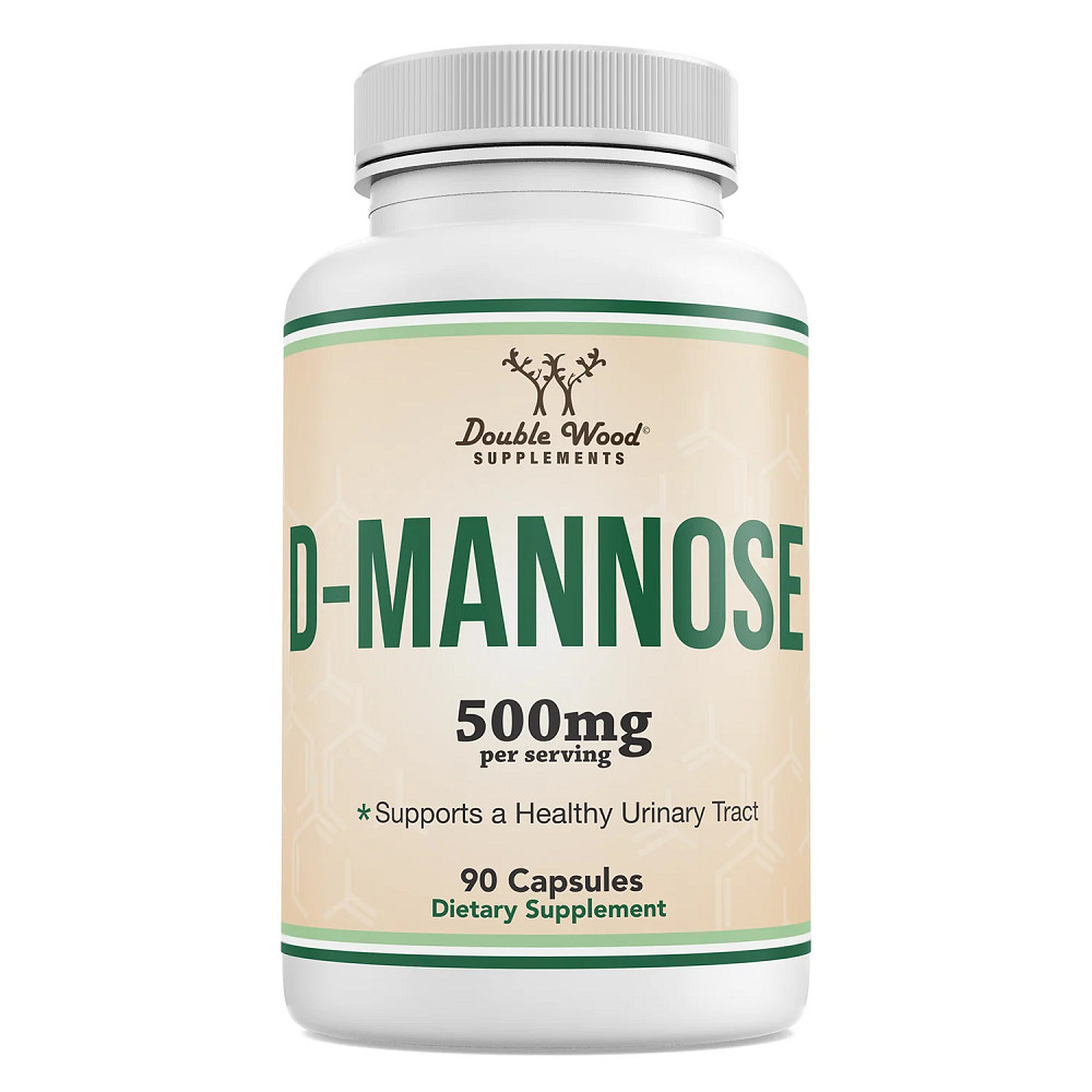 D-манноза Double Wood Supplements D-Mannose 500 mg 90 caps Луцк - изображение 1