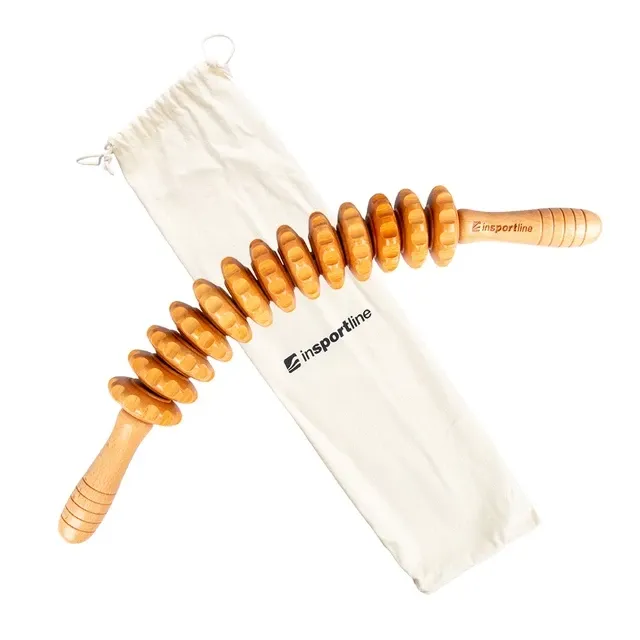 Полукруглый деревянный массажный ролик inSPORTline антицеллюлитный Marlee 500 Киев - изображение 2