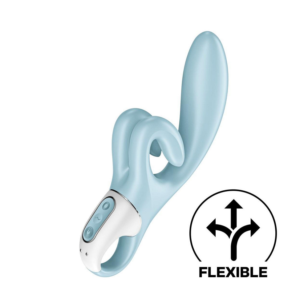 Вибратор-кролик Satisfyer Touch Me Blue, двойной отросток, 3 мощных мотора Sex Aura Киев - изображение 1
