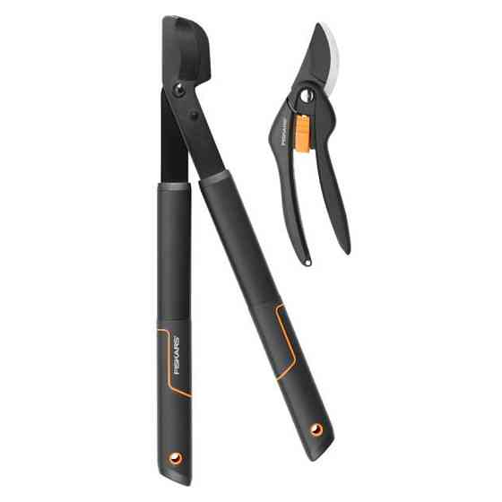 Набір садовий FISKARS (сучкоріз SingleStep S L28 та секатор площинний SingleStep P26 (1057760) Одеса