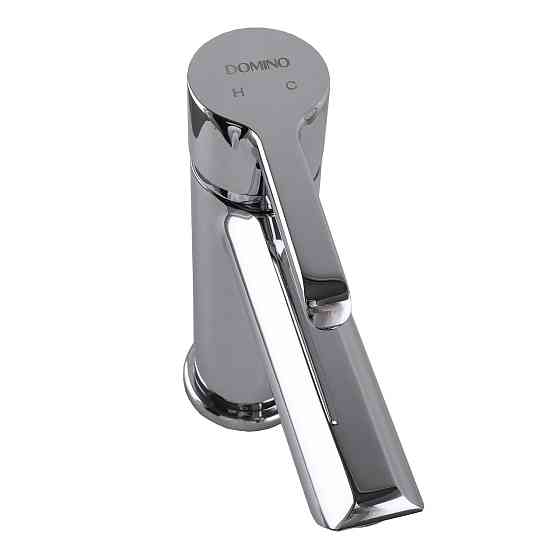 Смеситель для умывальника DOMINO PRESTIGE DPS-222 с гигиенической лейкой, шланг 200 см, на гайке Киев