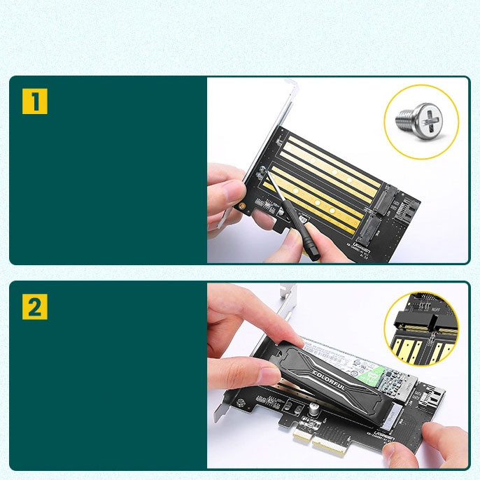 PCI-E 3.0 контролер для SSD M.2 NVMe + M.2 NGFF CM302 Ugreen Винница - изображение 8