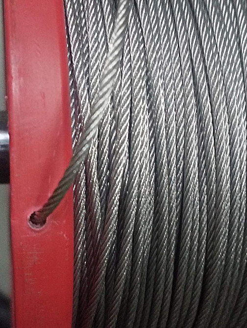 Трос "GoralMet" з нержавіючої сталі марки AISI 316, діаметром 2,0 мм, 7х7, бобіна пластикова, намотка 200 м Киев - изображение 3