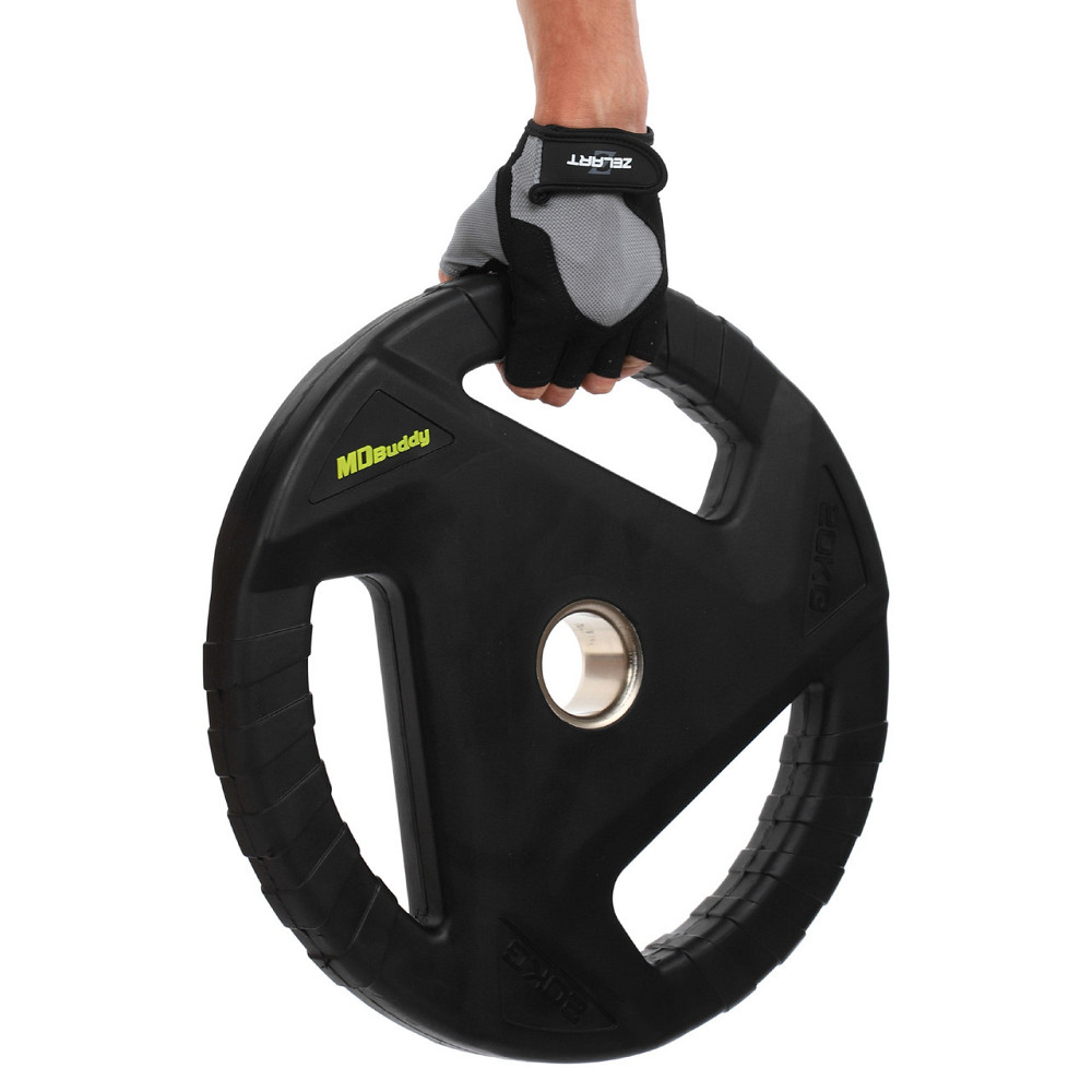 Блин (диск) полиуретановый 20 кг 51 мм MD Buddy-9649-20 Киев - изображение 8