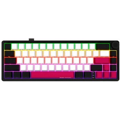 Клавіатура Lorgar KBP70MW Pro RGB Wireless/Bluetooth/USB UA Black/red (LRG-KBP70MW-BK-US) Вінниця - фото 1