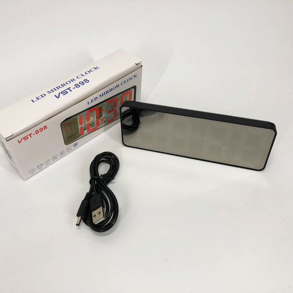 Настільний LED годинник VST-898-1, Годинник зі світловим табло Оригінальний настільний PS-91 Івано-Франківськ - фото 7