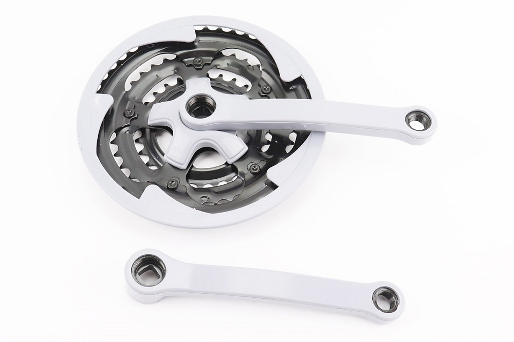 Шатуни "квадрат" 170мм, 48.38.28T MTB, сірі "вузький" GR 01 (можливі потертості) Київ - фото 1