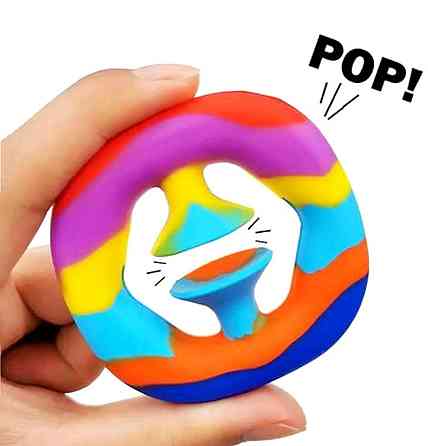 Игрушка брелок Simple Dimple Snapperz Pop It Антистресс эспандер для пальцев Симпл Димпл Снаперс Киев