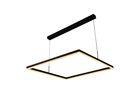 Стельова світлодіодна люстра VALESO з пультом димування,додаток для телефону QQD3063 (Чорний) Коломия