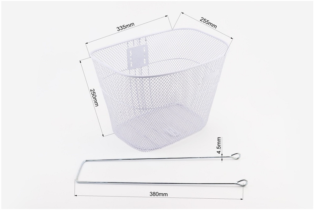 Кошик багажний передній 26", білий TH-166 Київ - фото 2