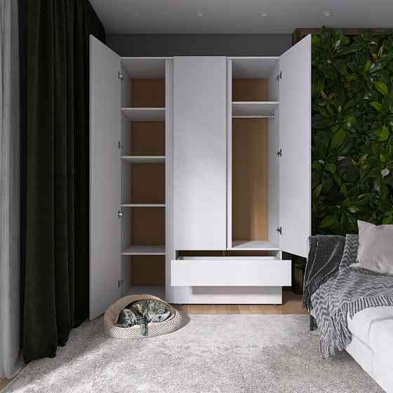 Шкаф трехдверный Эверест ШЛ-3 Лайт Нимфея Альба (DTM-4678) Днепр