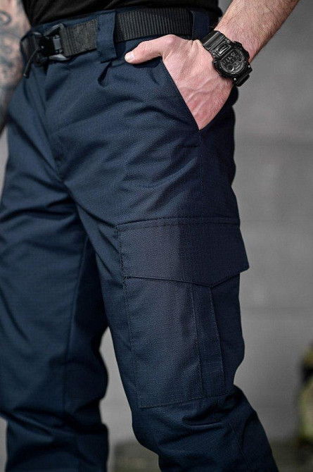 Тактические штаны  рипстоп pyramid дснс  синие  ВТ5059 Одесса - изображение 3