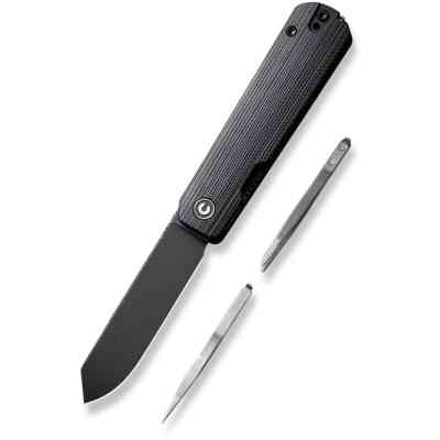 Ніж Civivi Sendy Milled, Black G10, Darkwash (C21004B-2) Вінниця