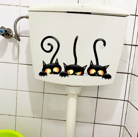 Наклейка на стіну коти декоративна вінілова для інтер'єру Київ - фото 2