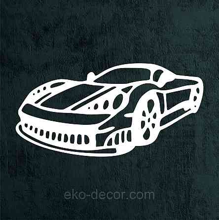 Декоративне настінне Панно «Машина Феррарі», Декор на стіну Київ