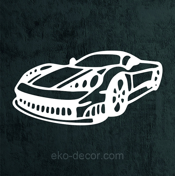 Декоративне настінне Панно «Машина Феррарі», Декор на стіну Київ - фото 6