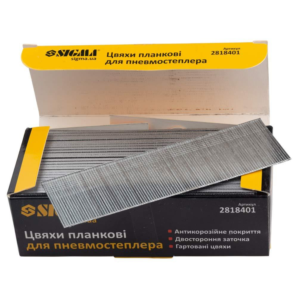 Гвозди планочные 40×1.25×1мм для пневмостеплера 5000шт SIGMA (2818401) Киев - изображение 1