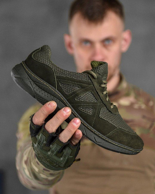 Летние  тактические кроссовки  city олива  /\ Одесса - изображение 5