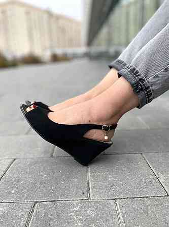 Vesna Босоніжки жіночі VESNA 9325 чорні (літо, замша натуральна) (908) лише 36р.38р. Коломыя