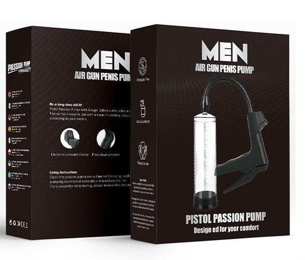 Вакуумна помпа з манометром CANWIN Men Air Gun Penis Pump - P398 Sex Aura Київ - фото 7