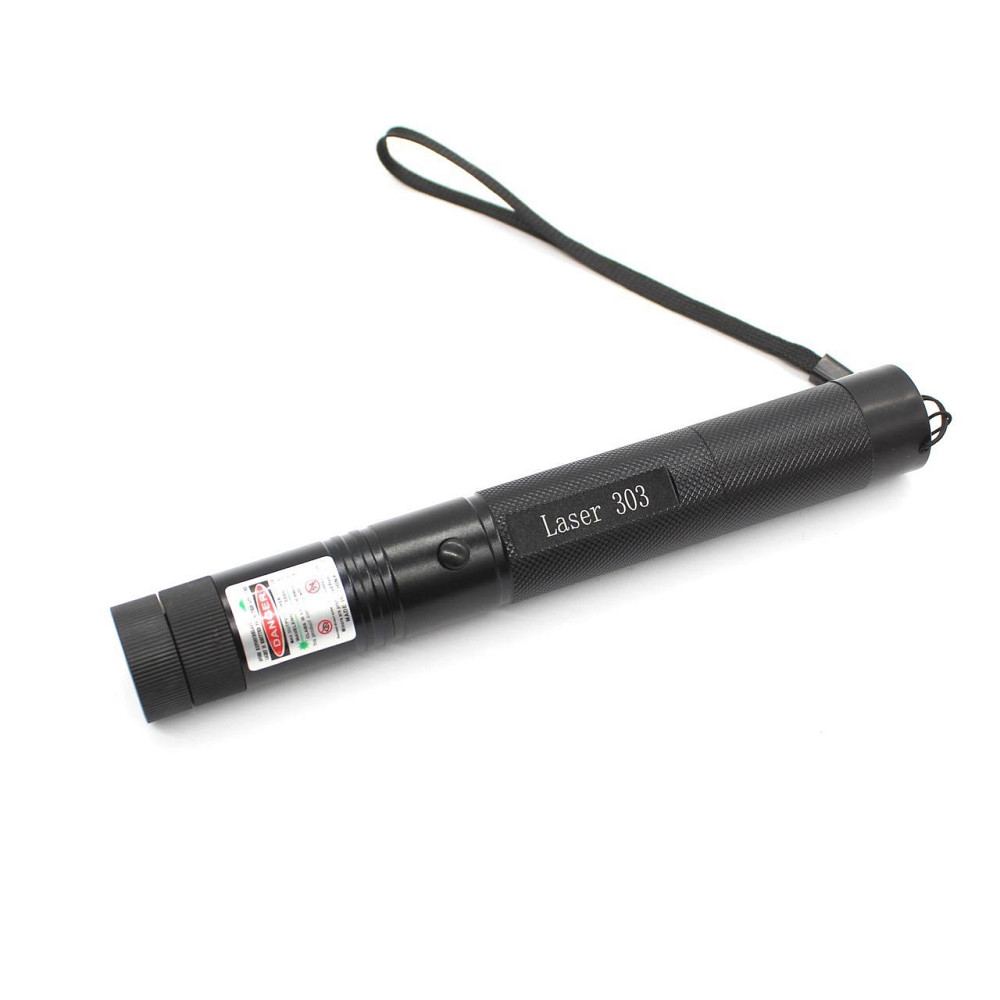 Лазерна указка до 10км, + насадка, Laser pointer YL-303, 532 нм, Зелена / Супер потужний лазер від акумулятора Київ - фото 7