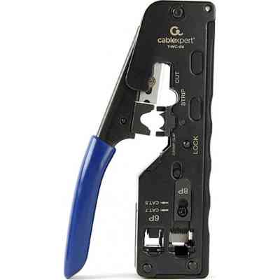 Инструмент RJ45/RJ12/RJ11 обрезает при обжиме Cablexpert (T-WC-06) Винница