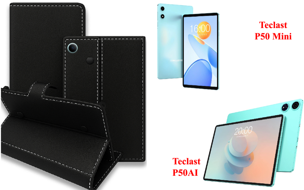 Книжка-трансформер для планшета Teclast P50, колір Black Київ - фото 1