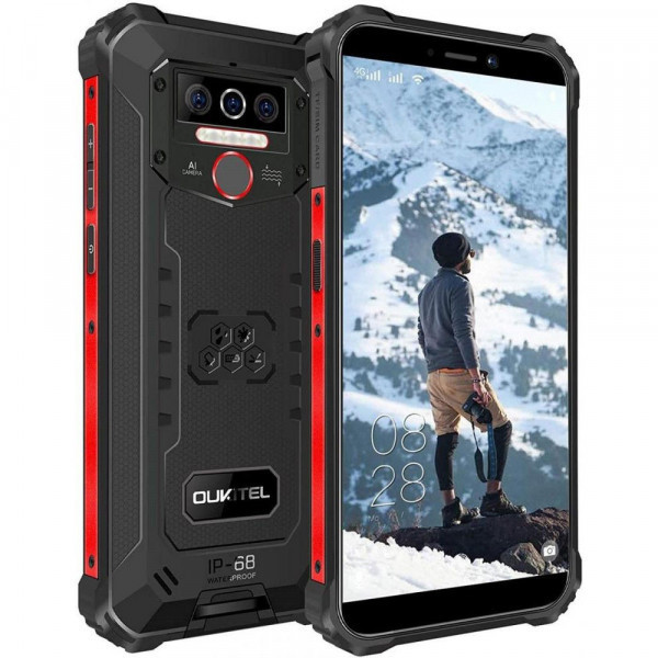 Смартфон Oukitel WP5 Pro 5.5" HD+ /4 GB / 64 GB / MTK6762D / 8000 mAh / IP68 / 13+5Мп Black (6972940563973) Київ - фото 5