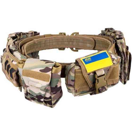 Тактический ремень с 5-ю подсумками, 2Е, камуфляж Киев