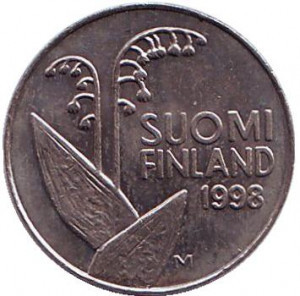 Монета 10 пенни. 1990,98 год, Финляндия. (БЖ) Полтава - изображение 1