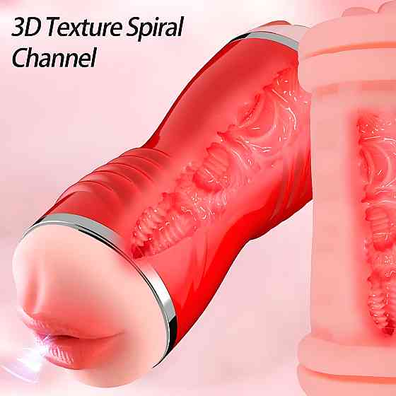 Мастурбатор с двумя входами OYO - Double Pump RED, YQM-205 RED Sex Aura Киев