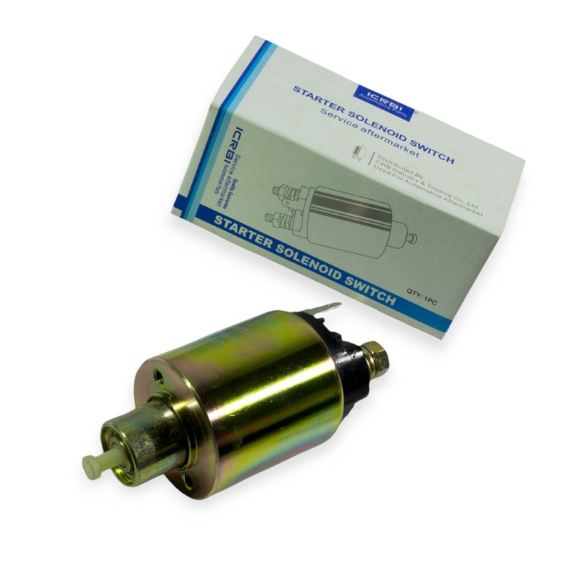 Реле стартера Lanos, Geely MK,CK 2 отверстия втягивающее Мукачево - изображение 1