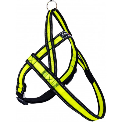 Шлея для собак GimDog Alfresco Y неопрен 2.5х70 72-90 см жовта (8009632059747) Вінниця - фото 1