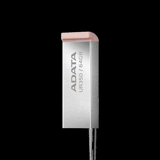 Flash A-DATA USB 3.2 UR 350 64Gb Silver/Beige Киев
