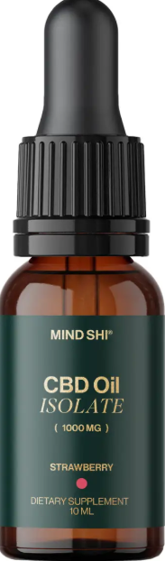 Каннабідіол CBD Mind Shi CBD Oil Isolate 1000 mg 10 ml полуниця Київ - фото 1