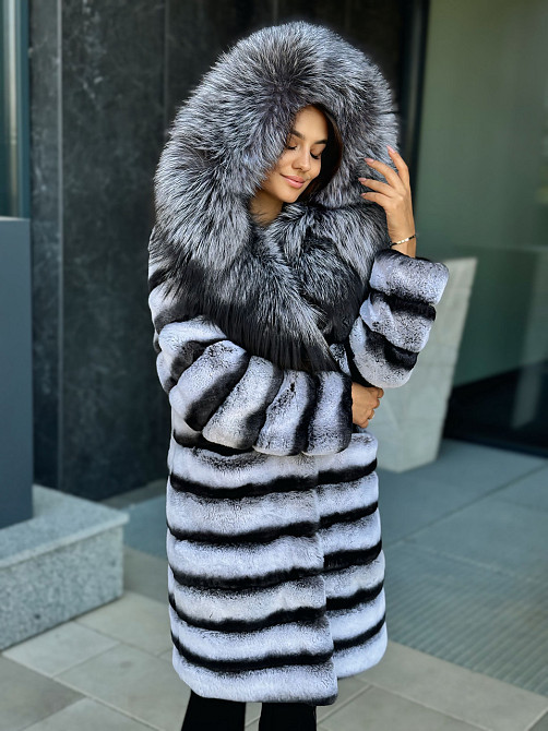 Натуральна шуба з шиншили XXL Харків - фото 4