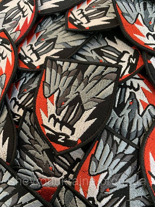 Шеврон Яструб (Форма щит. На липучці) Розмір 8x7см Київ - фото 2