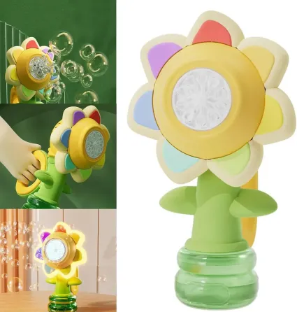 Генератор мыльных пузырей в форме подсолнуха с подсветкой Seven COLOR FLOWER Коломыя