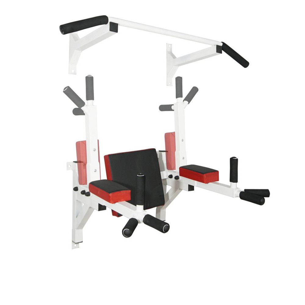 Турнік бруси прес стаціонарний 3 в 1 KZ-559 Спортивні стінки та турніки для дому Білий Київ - фото 2