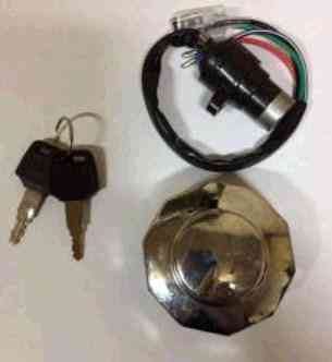 Замок запалювання (комплект) (+кришка бака) Alpha (mod:A) Київ