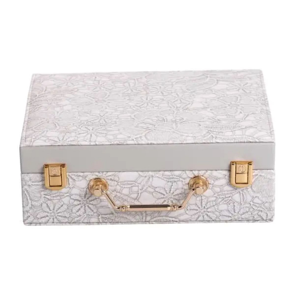 Yiwu Скринька для прикрас з еко шкіри 2 яруси із дзеркалом органайзер для ювелірних виробів HP- Коломыя - изображение 4