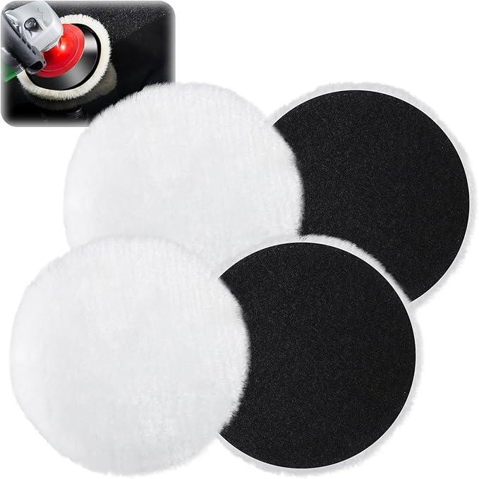 Шерстяний полировальний диск для металу, скла та меблів, 2 шт Київ - фото 9